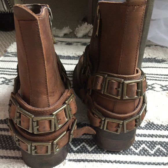 Jeffrey Campbell Brown Leather Boots - Picture 4 of 7